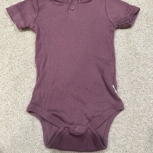 Jamie Kay Purple Ribbed Bodysuit One Piece